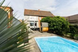 Alte Schmiede mit Sauna, Pool und Whirpool im Außenbereich schönstes Ferienhaus der Lausitz - 诺伊豪森