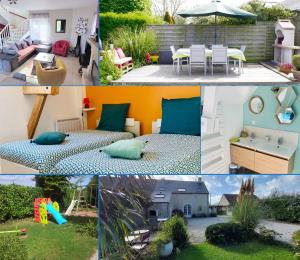 Maisons de vacances Le So Sweet, maison avec jardin clos, terrasse amenage, jeux et jouets, baby foot, flipper, table de ping pong, a 1km de la plage d' Omaha beach et pres Port en Bessin : photos des chambres