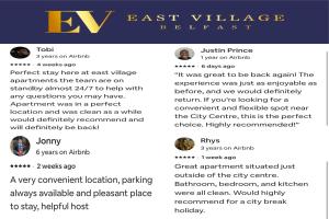 Unique 1 bed Penthouse in East Village, Belfast - Walk to City Centre, Roof Terrace