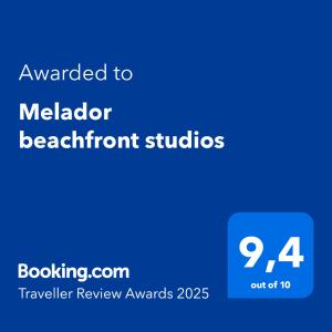 Melador beachfront studios