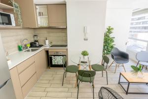 Departamento en el centro de Santiago, Wifi 600 Mbps, Cowork, Barbecue