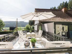 Panoramic view Modern retreat