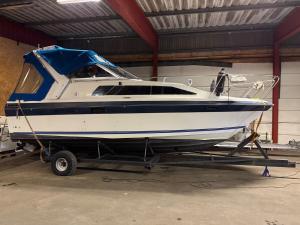 Stay on a boat outside Ljungby by Lake Bolmen