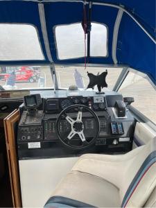 Stay on a boat outside Ljungby by Lake Bolmen