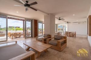 NHOA 203C Lux 1BR Condo Pool View in Aldea Zama