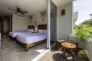 NHOA 205C Lux 1BR Condo Pool View in Aldea Zama