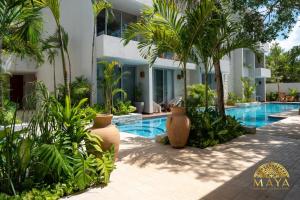 NHOA 303C Lux 1BR Condo Pool View in Aldea Zama