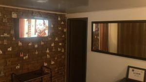 Apartastudio con baño privado y chimenea