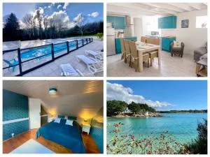 Gîte Arvor 6P, piscine ou jacuzzi - Elliant