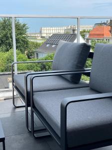 Apartment with beautiful view, private parking and two large terraces