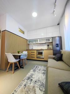 modern apartment in city center ,balcony with park & lake view