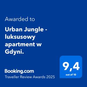 Urban Jungle - luksusowy apartment w Gdyni.