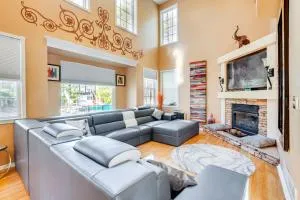 Theater and Game Room at Trenton Area Home - Edgewood Park