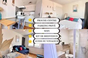 La suite des 3 piliers studio avec parking privé