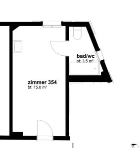 Neptun 5 - Zimmer mit Kochgelegenheit im Zentrum