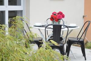Appartements Ebene studio Centre ville Climatisation Terrasse Disneyland 4 personnes et 1 bebe : photos des chambres