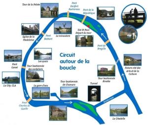 Appartements Studio centre ville Besancon - vue Citadelle : Appartement 1 Chambre