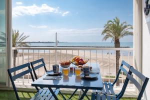 Appartements La perle du Grau : T1 avec exceptionnelle vue mer : photos des chambres