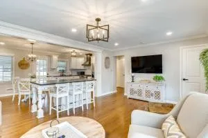 Screened Patio and Fire Pit Modern Westerville Home - New Albany