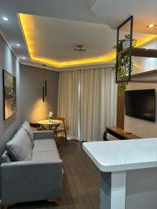 Flat Premium -Acesso a pé ao shopping Center vale - Edifício Summit (Ar condicionado)