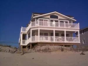 Beach Badges, Pet Friendly, Oceanfront, Wifi, Deck, W-D, Views From The First Floor, 64823 - 希普博特姆