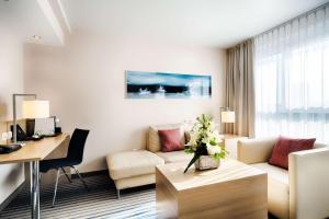 Junior Suite with Two Single Beds and One Sofa Bed room in Best Western Plus Welcome Hotel Frankfurt