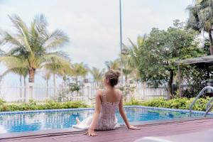 Chuỗi villa Tuần Châu Zen - Hạ Long 10 ngủ siêu rộng - sát biển - bể bơi - nướng BBQ