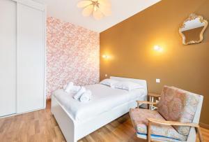 Appartements Le Nid d-Amour Cabourgeais 2P : photos des chambres