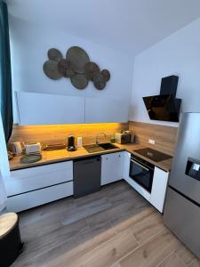 Grand F2 centre-ville, parking privée