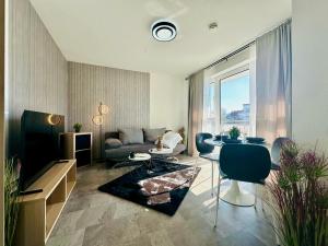Apartment Am Spremberger Turm, 65qm, 2 Schlafzimmer, Küche, Parkplatz, Balkon, Waschmaschine