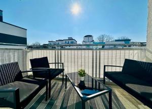 Apartment Am Spremberger Turm, 65qm, 2 Schlafzimmer, Küche, Parkplatz, Balkon, Waschmaschine