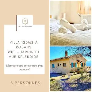 Magnifique Villa de 120m2 Jardin et vue splendide WIFI - La Piarre