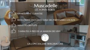 Appartements Le Muscadelle : photos des chambres