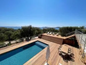 Villa avec piscine et vue mer à 230m de la plage - Zonza