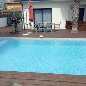 Villas ViLLA NEUVE 115m2 ,TOUT CONFORT AVEC PiSCiNE Chauffee-JARDiNET BASSiN ARCACHON : photos des chambres