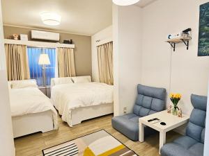 New #편의점10초#신주쿠2분#신오쿠보역5분#16평#최대4명#부엌침실#나리타공항50분#아늑한아파트#고급매트리스