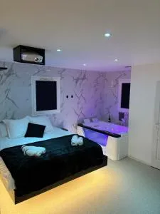 Loveroom romantique avec jacuzzi balnéo - Captieux