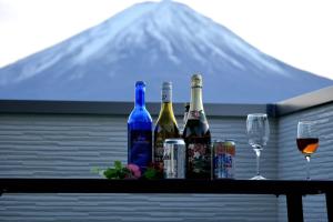 NewOpen大石100B広い展望台, 富士山と河口湖を望む 近大石公園