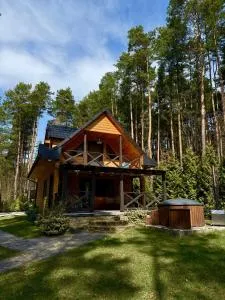 Domek w lesie nad zalewem - Iwaniska