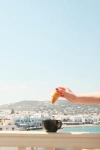 Yalos Hotel Sunset view Mykonos town private rooms