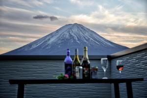 NewOpen大石100A広い展望台, 富士山と河口湖を望む 近大石公園