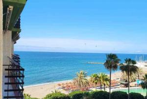 Atardecer en la playa en Marbella Centro