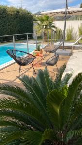 Villas Villa moderne avec piscine chauffee : photos des chambres