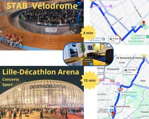 Reims Appart - Idéal pour Pro en déplacement *Wifi rapide *Vue panoramique *Parking facile