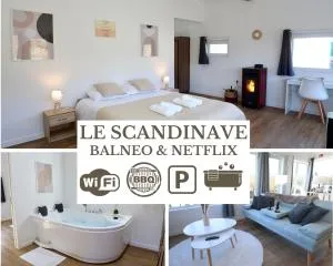 Le Scandinave - Balnéo & Netflix - Terrasse Barbecue - Confort & Détente - Piste Cyclable Meuse - Heer