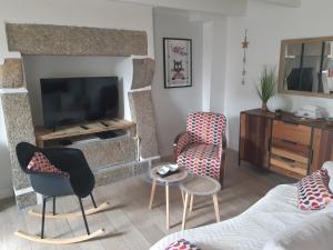 Maisons de vacances Ty Nonod Quiet Breton farmhouse 500m from the sea in Lampaul-Plouarzel : photos des chambres