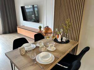 Apartament KOCHAM PODRÓŻE na Fuzji Klimatyzacja, Balkon, Wejście na KOD, WiFi, FV