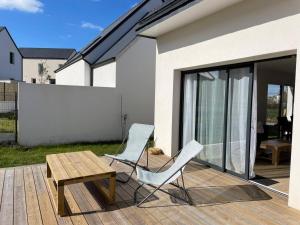 Ty Eglantines - confortable maison neuve proche des plages
