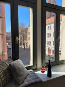 Cosel-Apartment-Meissen Altstadt Radfahrer Balkon WLAN
