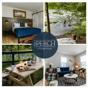 Perch Cottages #7 - Mountain Views, Sauna, Private Creek Access - Mount Pleasant